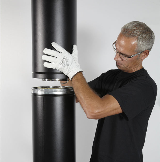 Double-walled delivery chimneys Poujoulat EFFICIENCE