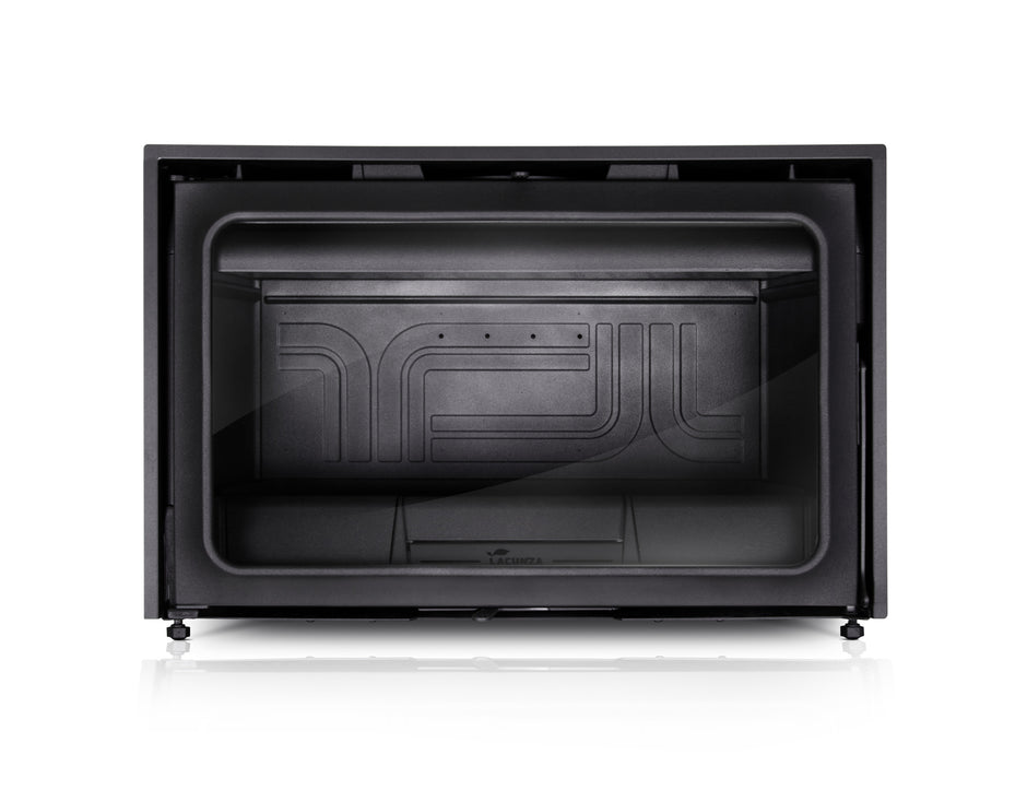 Lacunza IF 800, powerful cast iron, wood-burning fireplace insert, grill grate