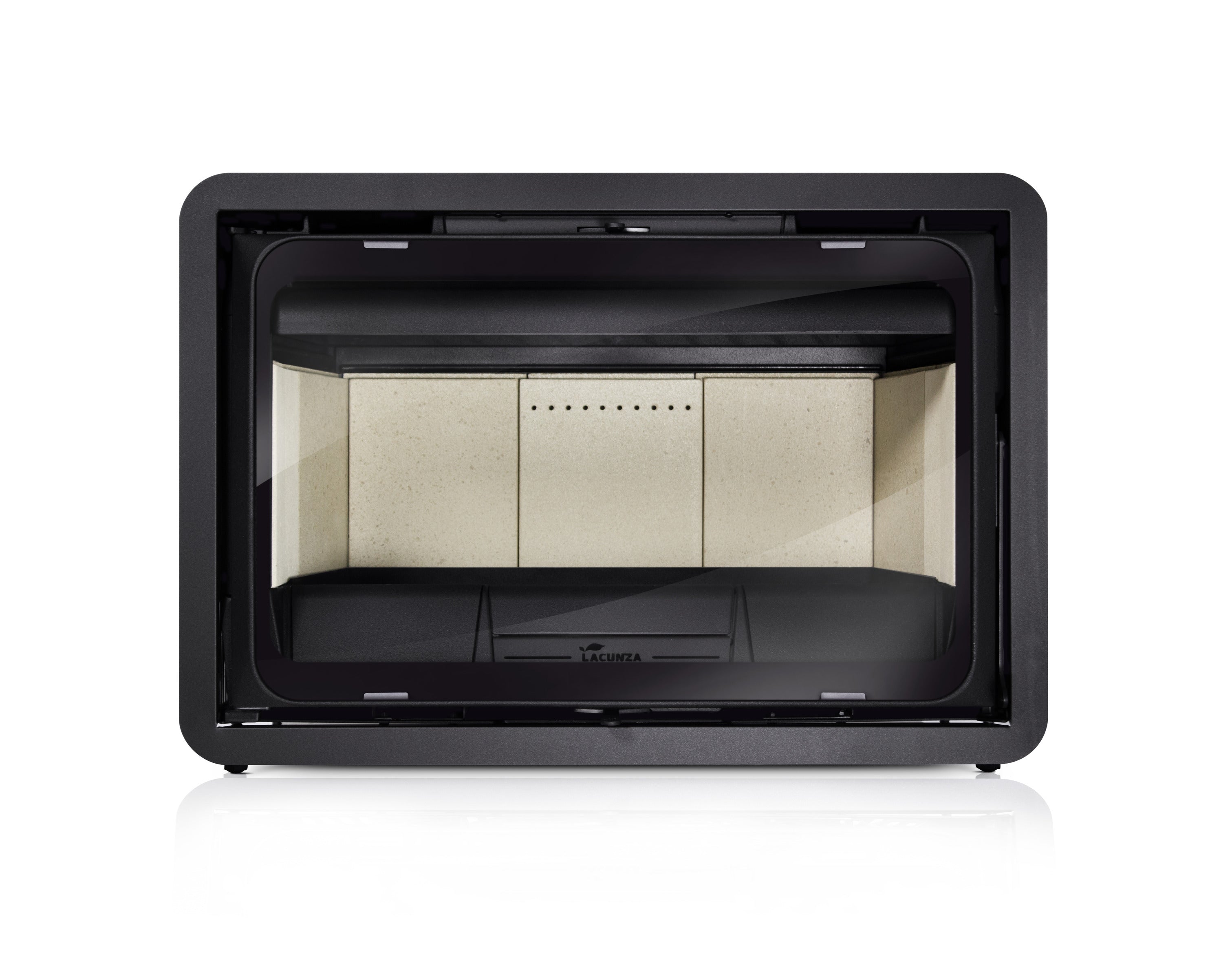 Lacunza K2 800, cast iron, wood-burning fireplace, clean combustion system