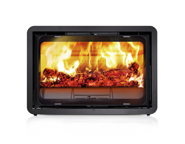 Lacunza K2 800, cast iron, wood-burning fireplace, clean combustion system