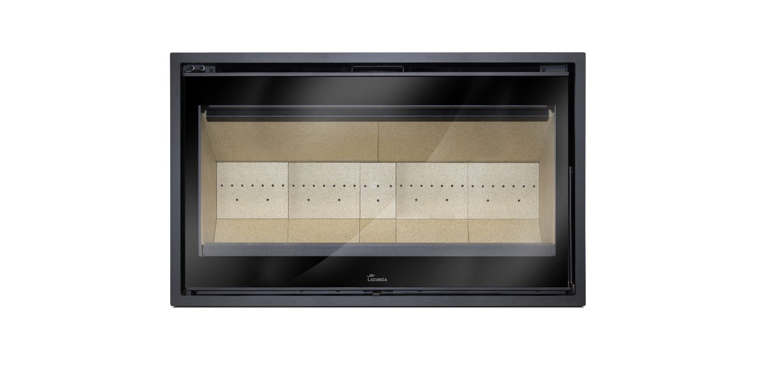 Lacunza LOIRE 1000 – wood-burning steel fireplace insert, elegance and efficiency in one