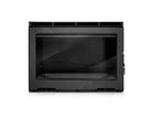 Lacunza MIDI 700, cast iron, wood-burning fireplace insert, black finish