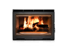 Lacunza MIDI 700, cast iron, wood-burning fireplace insert, black finish
