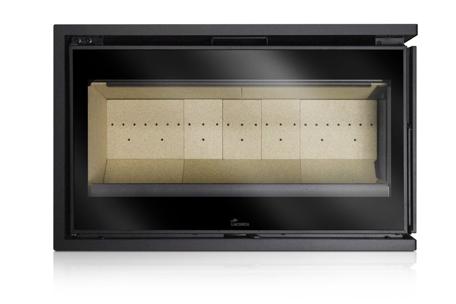 Lacunza ADOUR 800 CLD – Wood-burning steel fireplace insert, corner glass and maximum heating efficiency