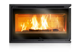 Lacunza ADOUR 800 CLD – Wood-burning steel fireplace insert, corner glass and maximum heating efficiency