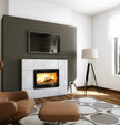 Lacunza K2 800, cast iron, wood-burning fireplace, clean combustion system