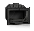 Lacunza RE 700, cast iron, wood-burning fireplace insert, black finish