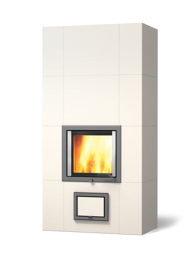 Akumuliacinė muilo akmens krosnis NUNNAUUNI BLANKA PL CERAMIC BLANCO, su keramikos apdaila