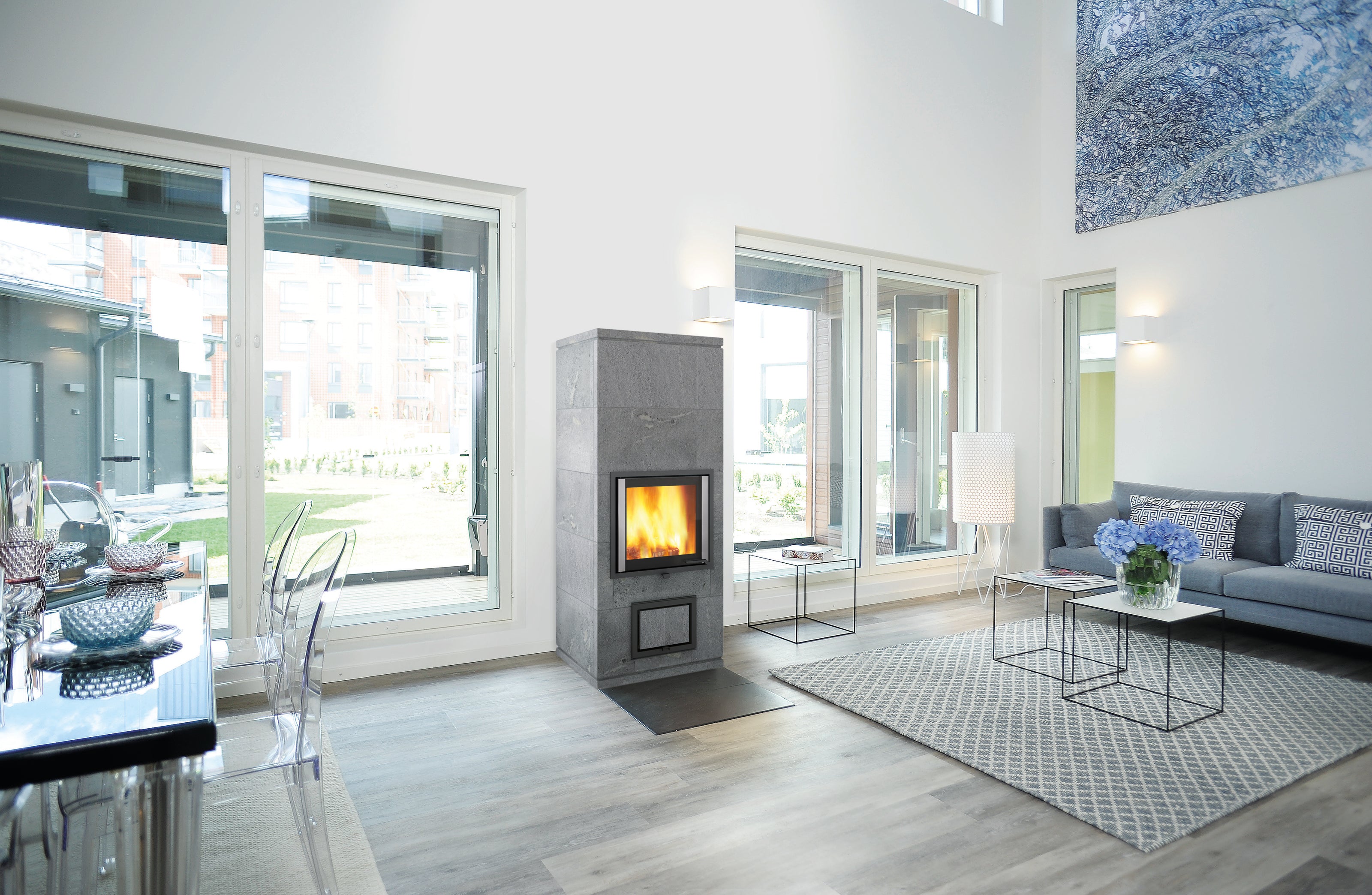 Accumulative soapstone stove NUNNAUUNI GRATIA PL