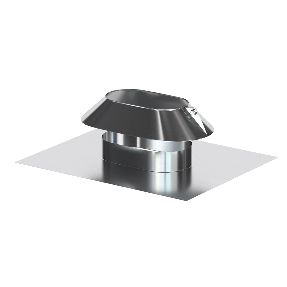 Oval chimney liners Poujoulat OVALINOX WG