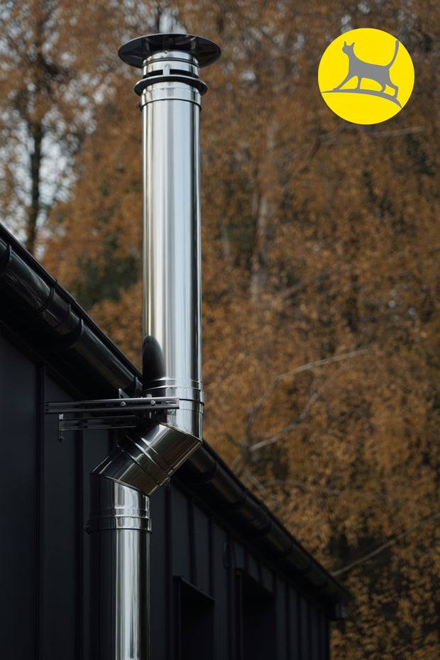 Steel insulated chimney DUALINOX WG 130 D